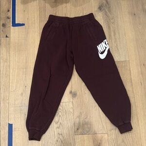 Nike Kids Burgundy Joggers